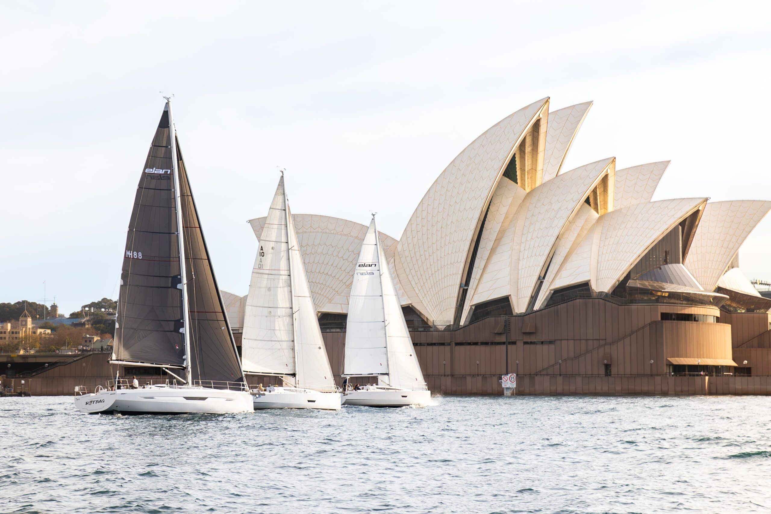 Racing Sailing Yachts