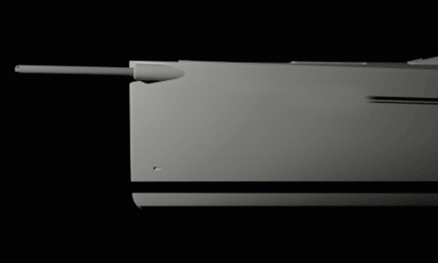 Retractable carbon-fibre bowsprit